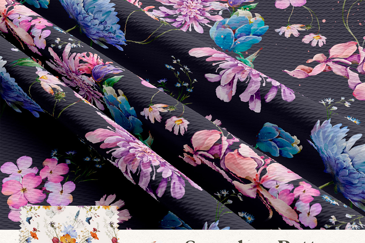 Watercolor Wildflowers & Leaves, a Decorative Illustration by Damian Roh (Photo 19 of 24)