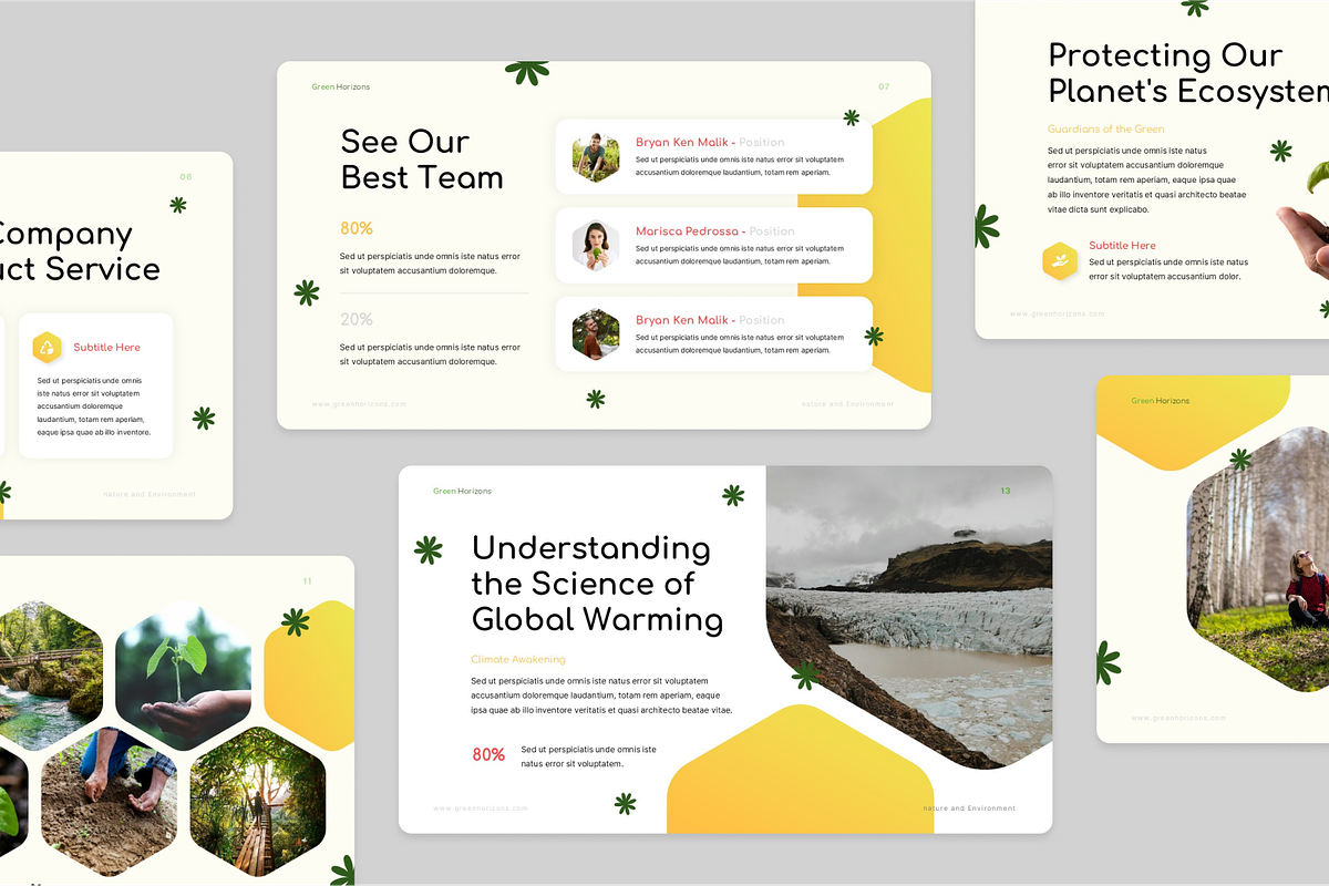 Nature & Environment Google Slides, a Presentation Template by Annora Studio (Photo 5 of 5)
