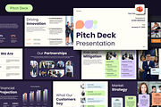 Pitch Deck Presentation, a Presentation Template by Sixtemp (Thumbnail 1 of 3)