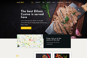 LT BBQ Onepage WordPress Theme