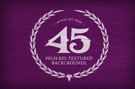 45 His-Res Textured Backgrounds