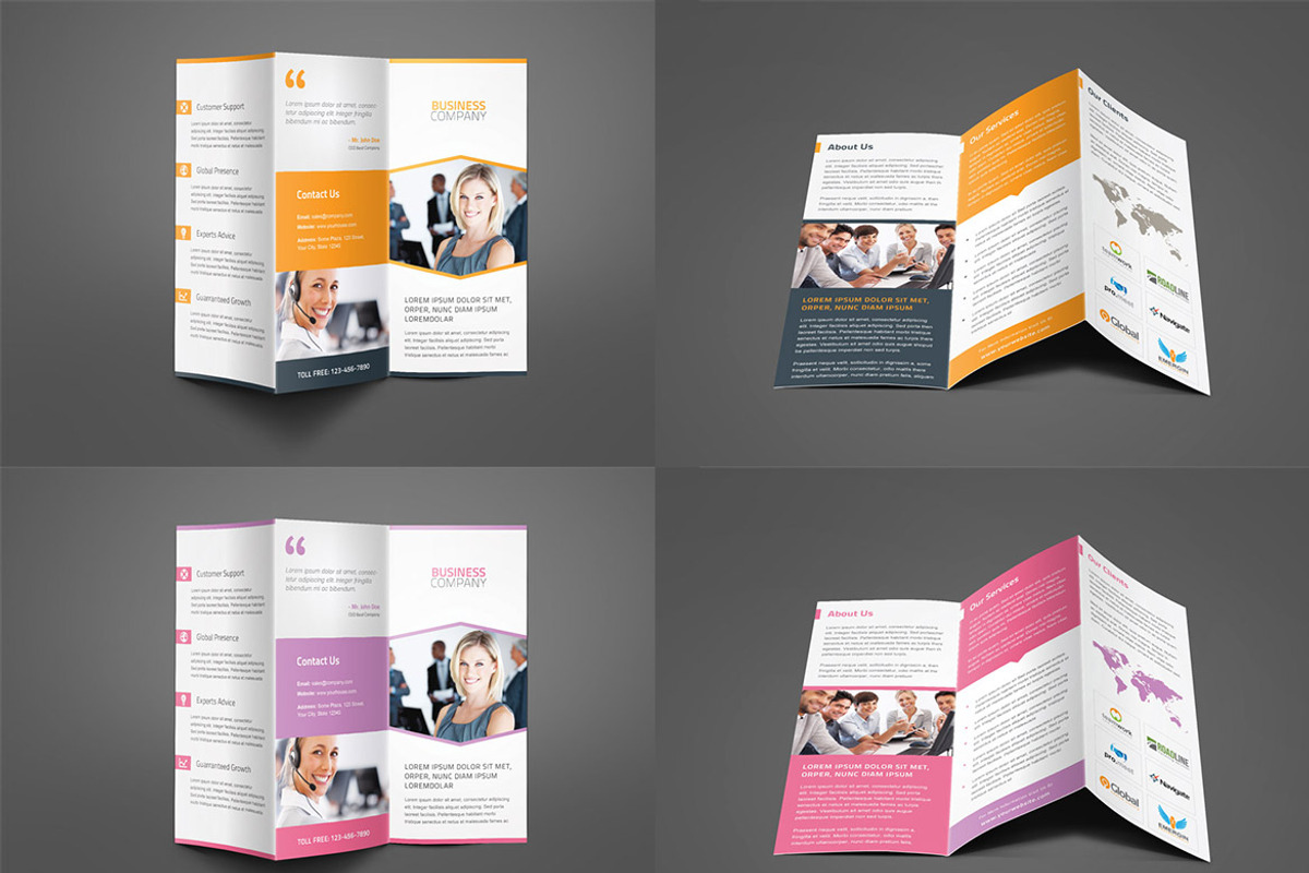 Corporate Business Trifold Brochure, a Brochure Template by Saptarang (Photo 5 of 5)