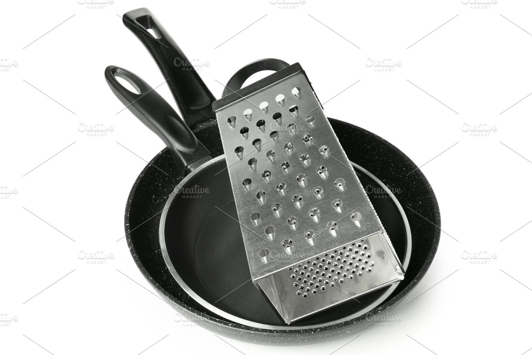 Different kitchen utensil isolated on white background, a Food & Drink Photo by AtlasStudio PRO