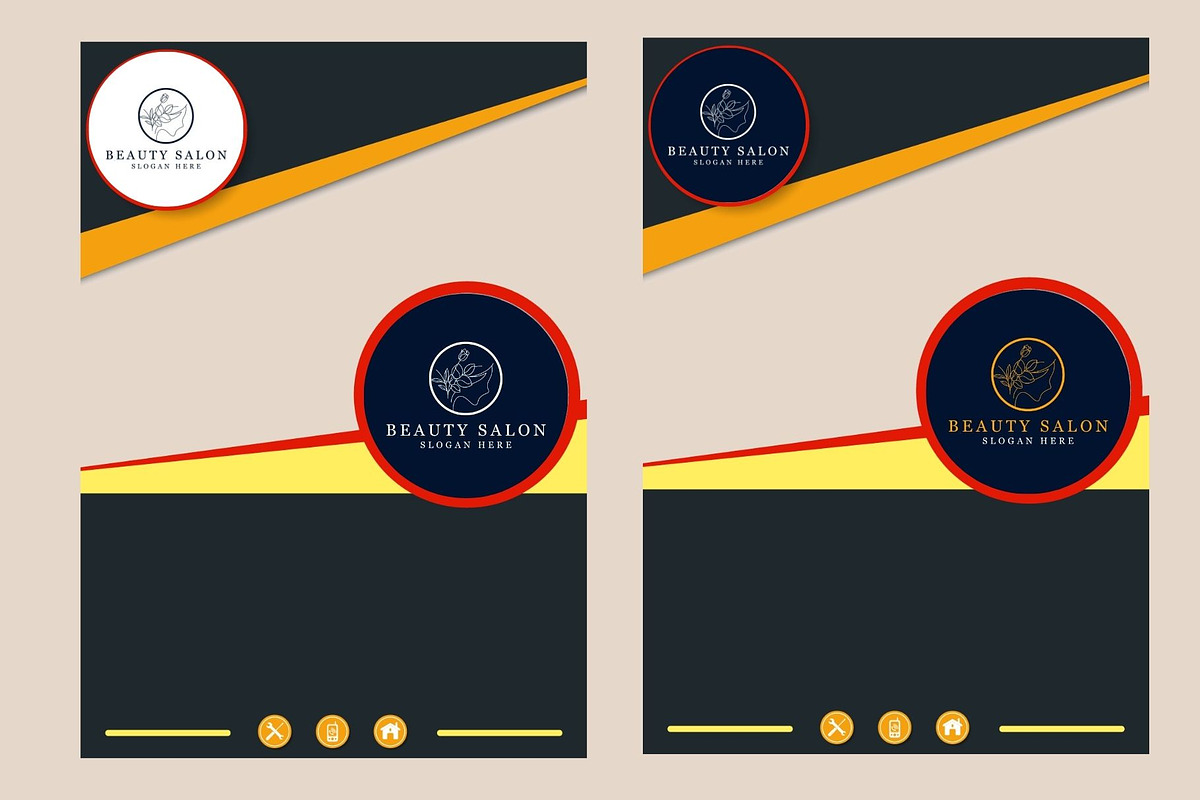Stunning Beauty Salon Logo Designs, a Branding & Logo Template by Mishek Munene (Photo 8 of 8)