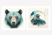 Mena Collection · Totem Animals, an Animal Illustration by milatovar (Thumbnail 15 of 19)