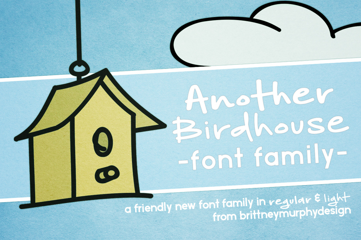 Another Birdhouse Font Family
