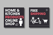 Black Friday Social Media Banner, a Social Media Template by MightyDesign (Thumbnail 4 of 8)