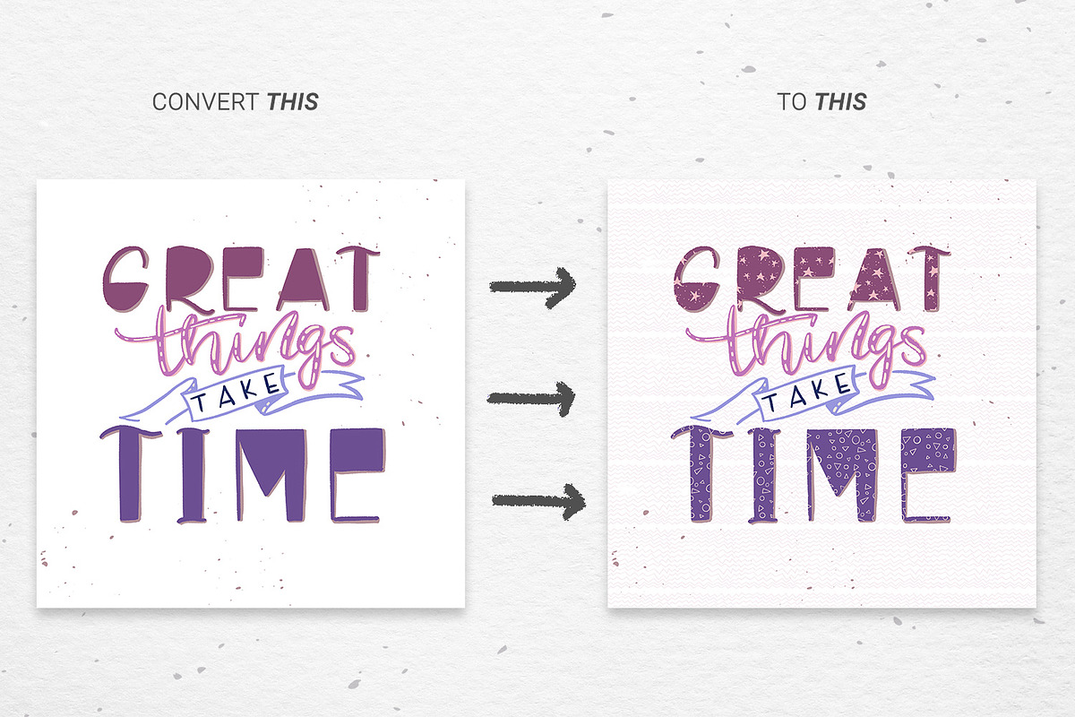 80 hand-drawn patterns for Procreate, a Brush Add-On by Gray Cat Graphics (Photo 3 of 17)