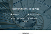 Bizness- Corporate Html Landing page, a Bootstrap Template by Pennyblack Templates (Thumbnail 2 of 7)