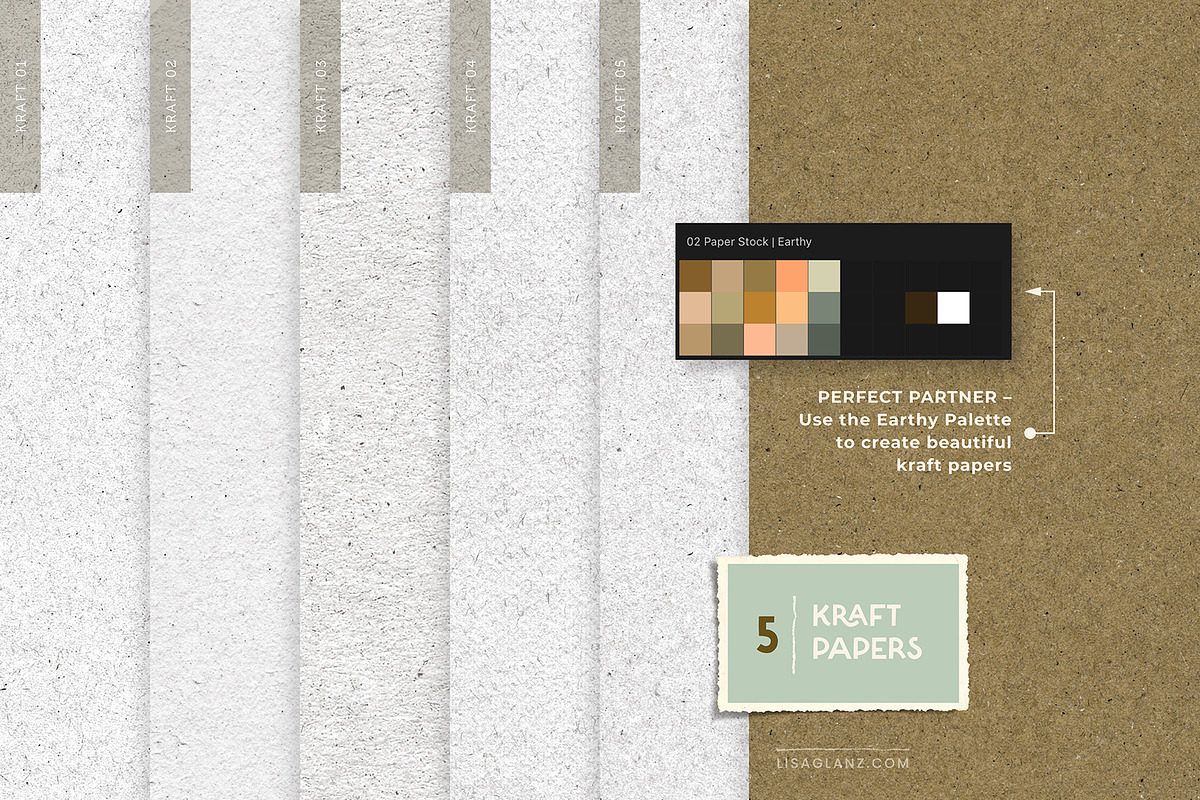 Seamless Paper Texture Brushes, a Brush Add-On by Lisa Glanz (Photo 9 of 15)
