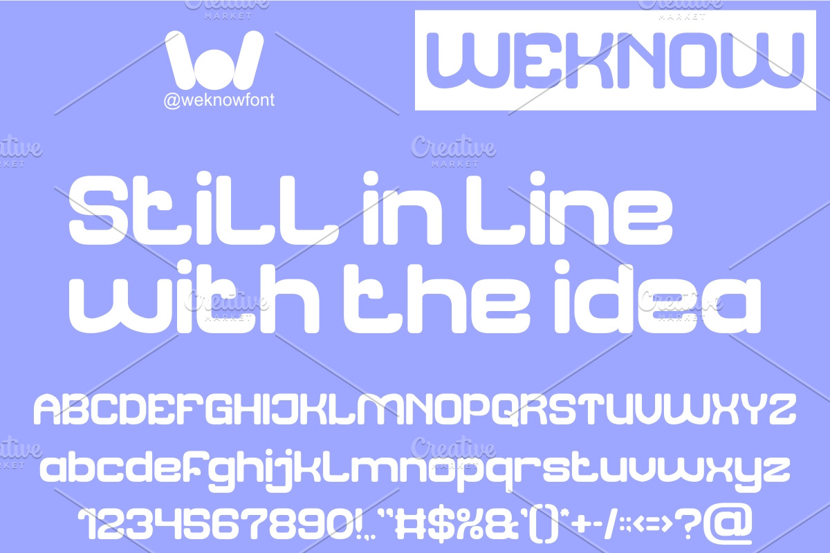 Futuristic Clean font, a Sans Serif Font by weknow (Photo 3 of 8)
