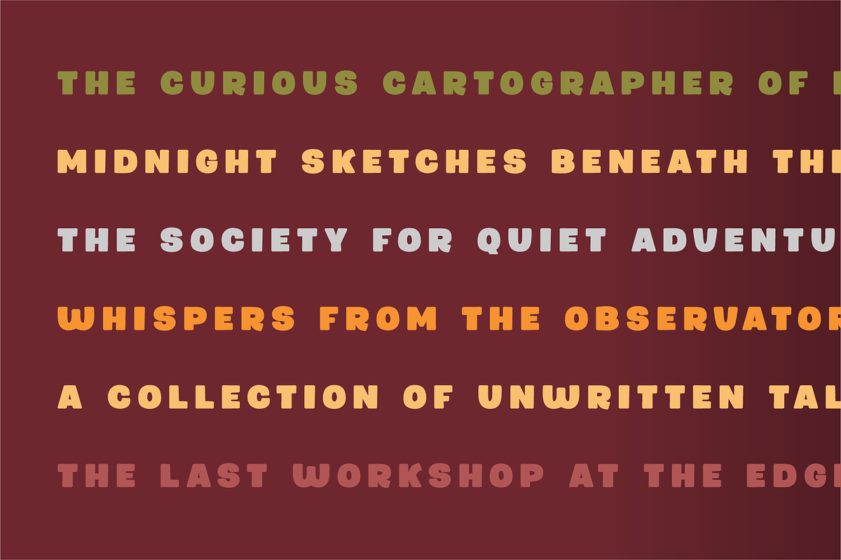 Pumpking Friendly Typeface, a Sans Serif Font by alpercakici (Photo 12 of 17)