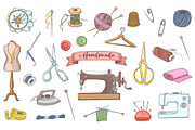 Sewing and Knitting Doodles, an Object Illustration by Artspace (Thumbnail 2 of 4)