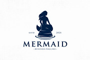 Beatiful Mermaid Vector Logo Design, a Branding & Logo Template by vectorwithin (Thumbnail 1 of 3)