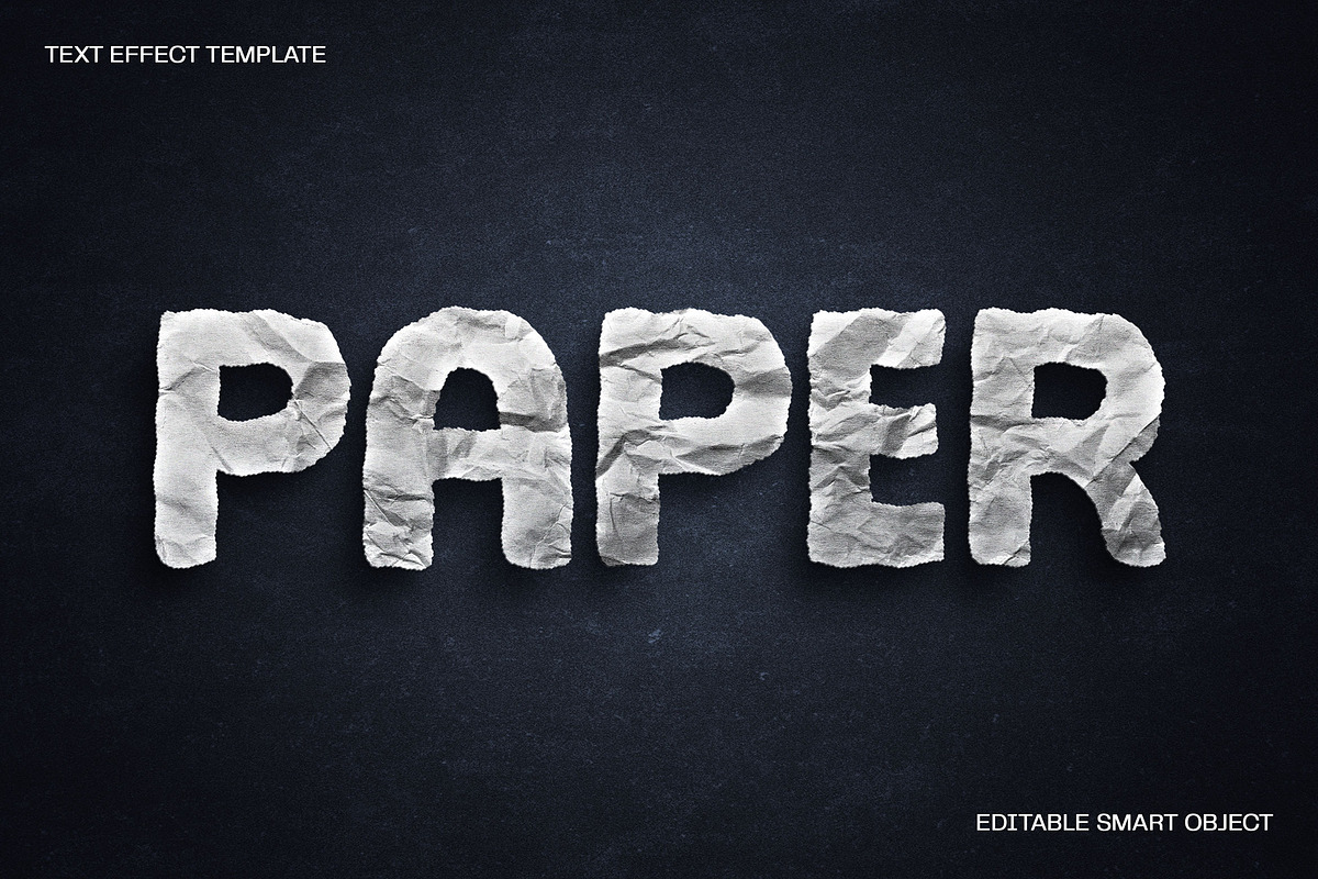 Paper Text Effect, a Layer Style Add-On by dokudokunomi