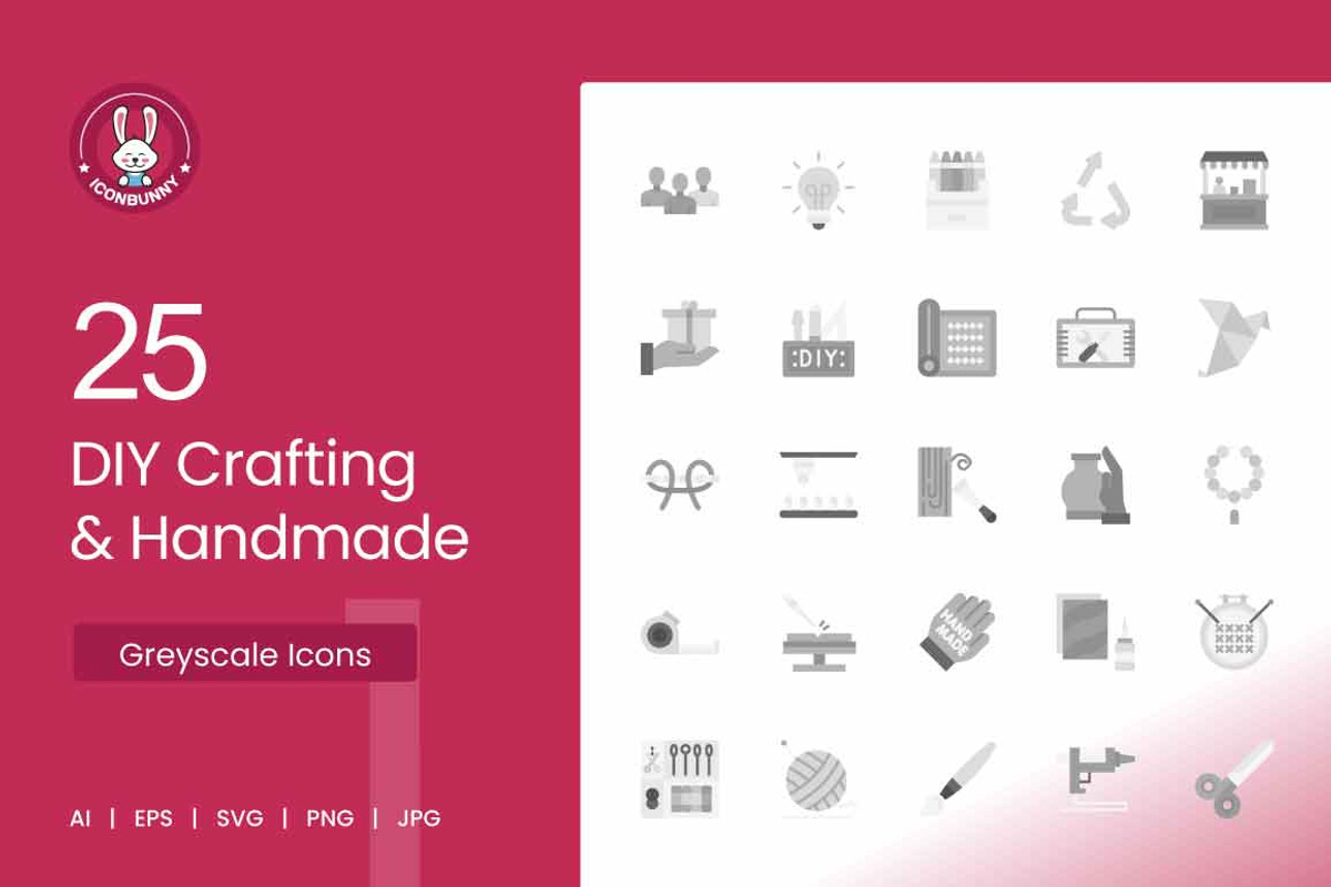 25 DIY Crafting & Handmade Icons, an Icon by IconBunny (Photo 1 of 2)