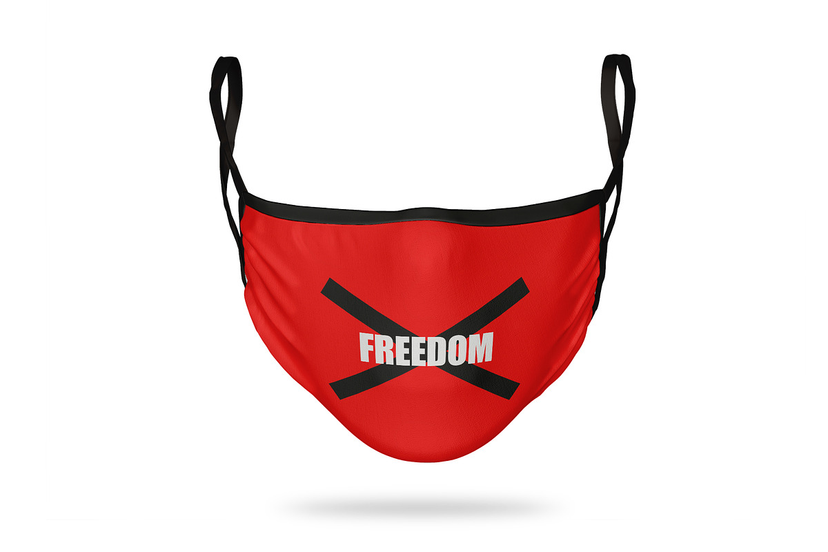 Face mask mockup realistic front, a Mask Mockup by Radmila (Photo 5 of 9)
