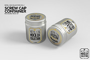 Round Screw Cap Metal Mockup, a Product Mockup by INCDesign (Thumbnail 4 of 7)