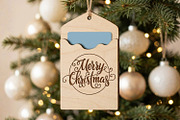 Christmas Card Holders SVG Bundle, a Decorative Illustration by svgocean (Thumbnail 7 of 25)