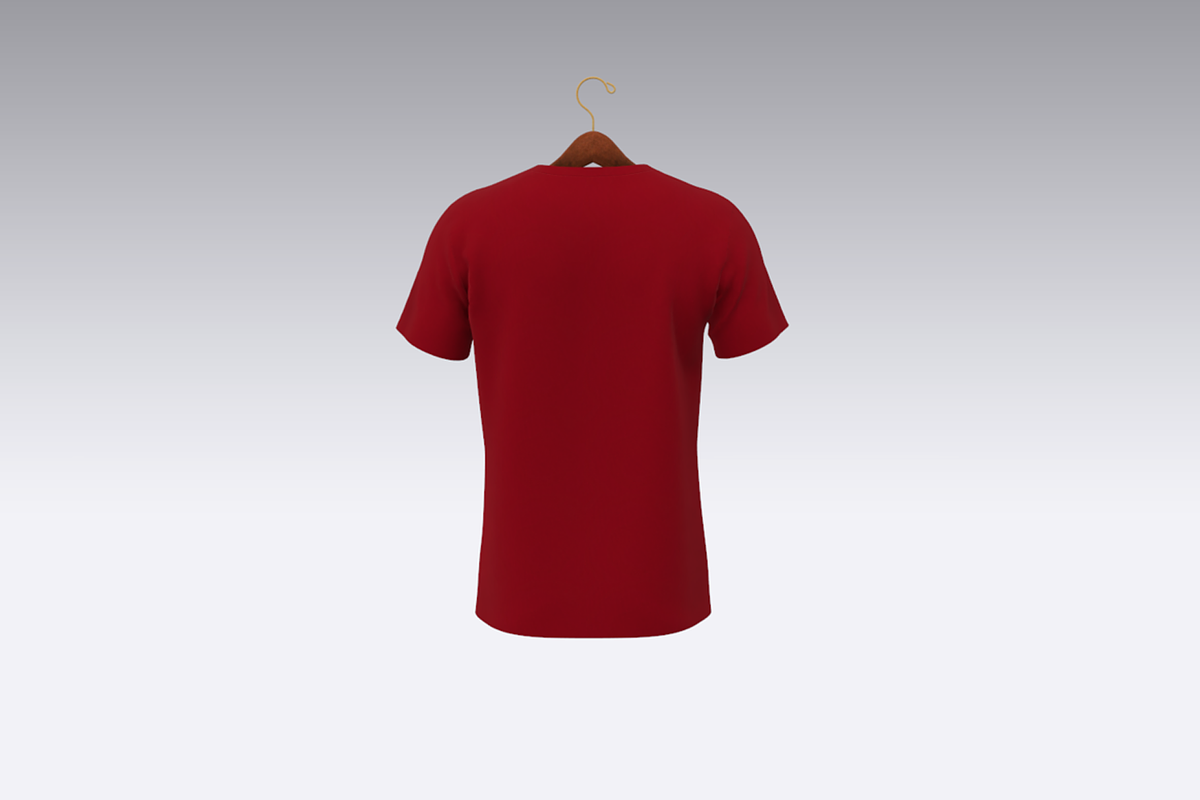 3d Vneck Tshirt Model, a 3D by hdri360 (Photo 3 of 5)
