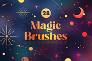 Procreate Brushes Bundle, a Brush Add-On by Moon House Shop (Thumbnail 3 of 25)