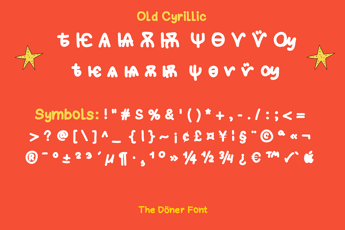 The Doner Full Cyrillic & Latin Font, a Handwritten Font by Ashiya Pixel (Photo 23 of 25)