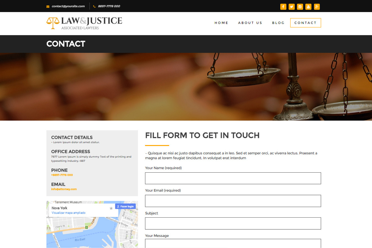 Law&Justice: Law Firm HTML5 Template, a HTML Template by ThemeBear (Photo 6 of 6)
