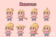 Chibi Girl Creator, an Illustration by Cute Toot (Thumbnail 2 of 9)