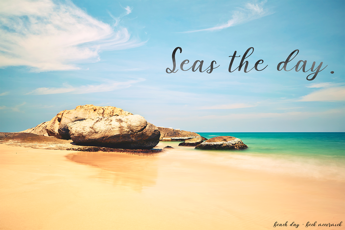 Beach Day Script, a Script Font by Beck McCormick (Photo 5 of 11)