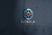 Global AI Technology Logo, a Branding & Logo Template by Design_Planet (Thumbnail 1 of 2)