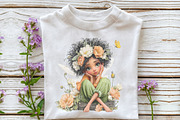 Whimsical Easter Fairy Clipart, an Illustration by OK Design (Thumbnail 6 of 6)