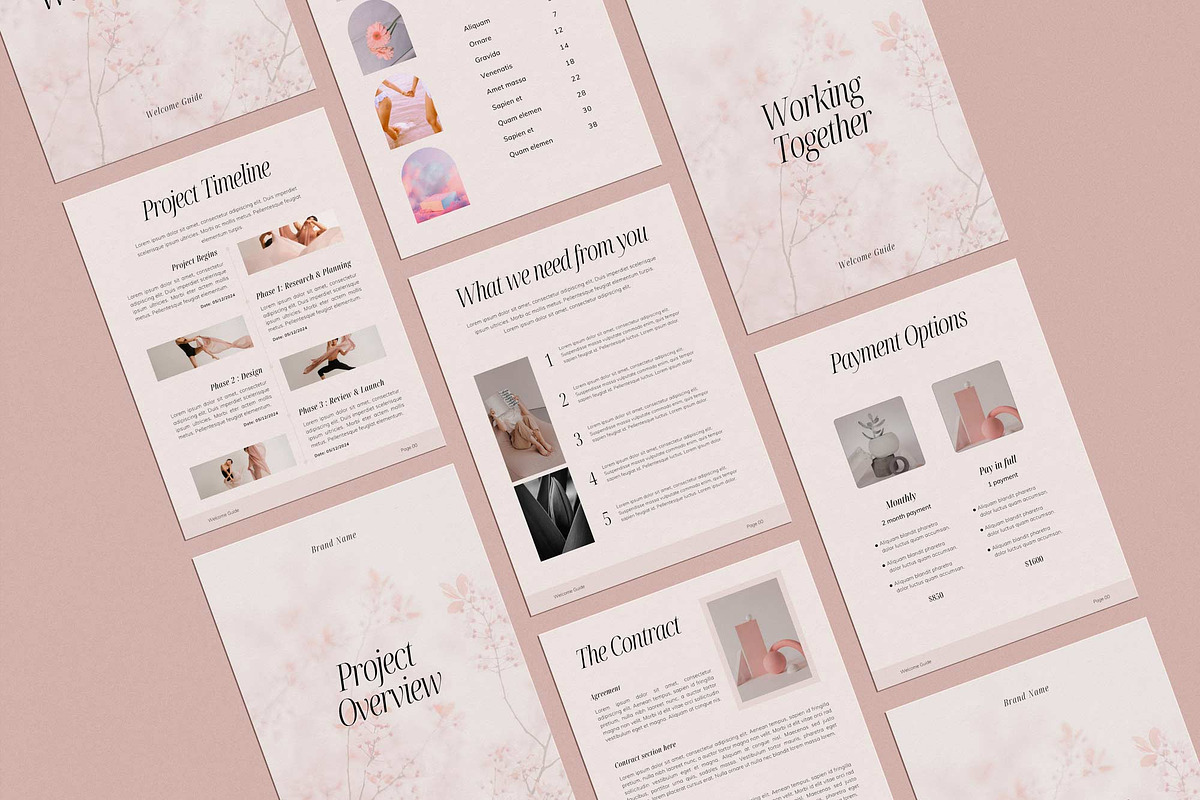 Client Welcome Packet Canva Template, a Magazine Template by Sierra Creative Studio (Photo 10 of 12)