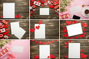 Valentine day mockup collection, a Holiday Photo by AnStore (Thumbnail 3 of 4)