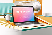 Macbook Creative Mockups Set, a Books & Magazine Mockup by As Good As Possible (Thumbnail 13 of 14)