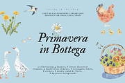 Primavera in Bottega, a Seasonal Illustration by Sara Zanello (Thumbnail 1 of 24)