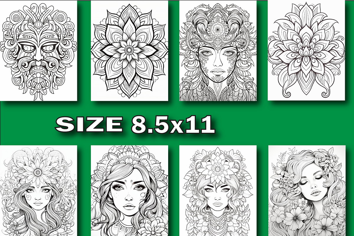 Cute Mandala Coloring Book -V2, an Animal Illustration by Design Zone