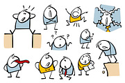 Cartoon negative emotions set 1., a Graphic by eka panova (Thumbnail 2 of 5)