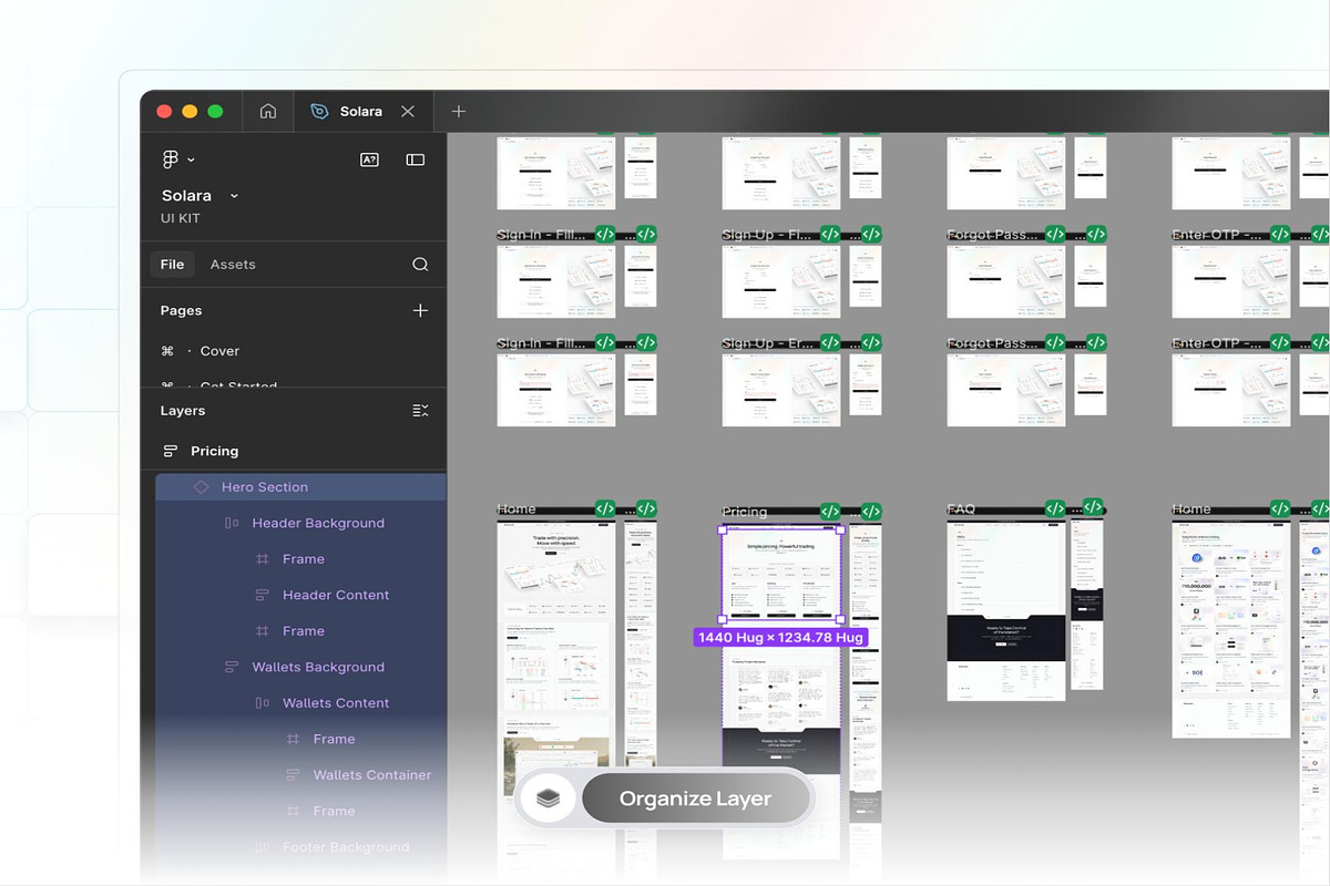Solara Trading Platform Landing Page, an UI Kit Template by Creative Perspective (Photo 5 of 7)