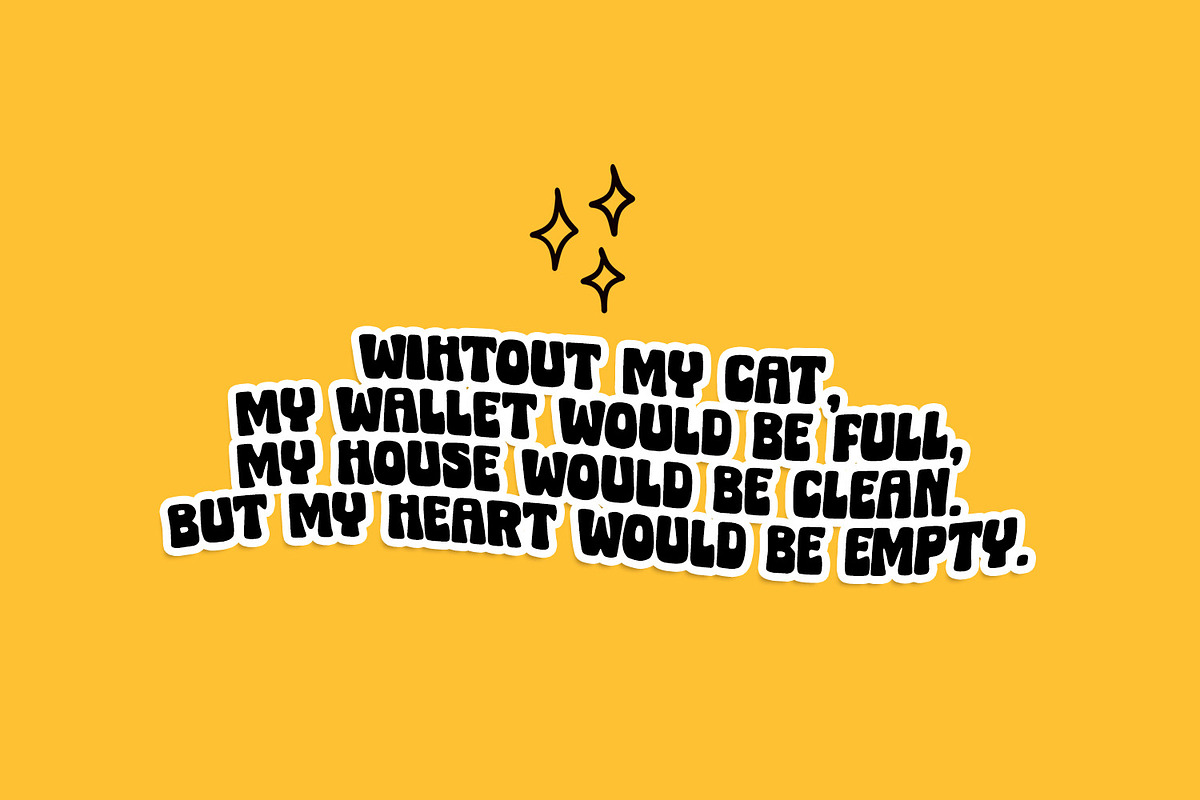 Micky Bonn ~ Bold Cartoon Font, a Handwritten Font by Orenari (Photo 5 of 9)