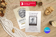 Funeral Invitation Canva Template, a Design Template by Snapybiz (Thumbnail 1 of 10)