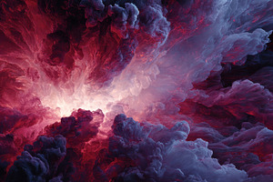 Abstract cosmic cloudscape swirling, a Photo by Pixeness Studio