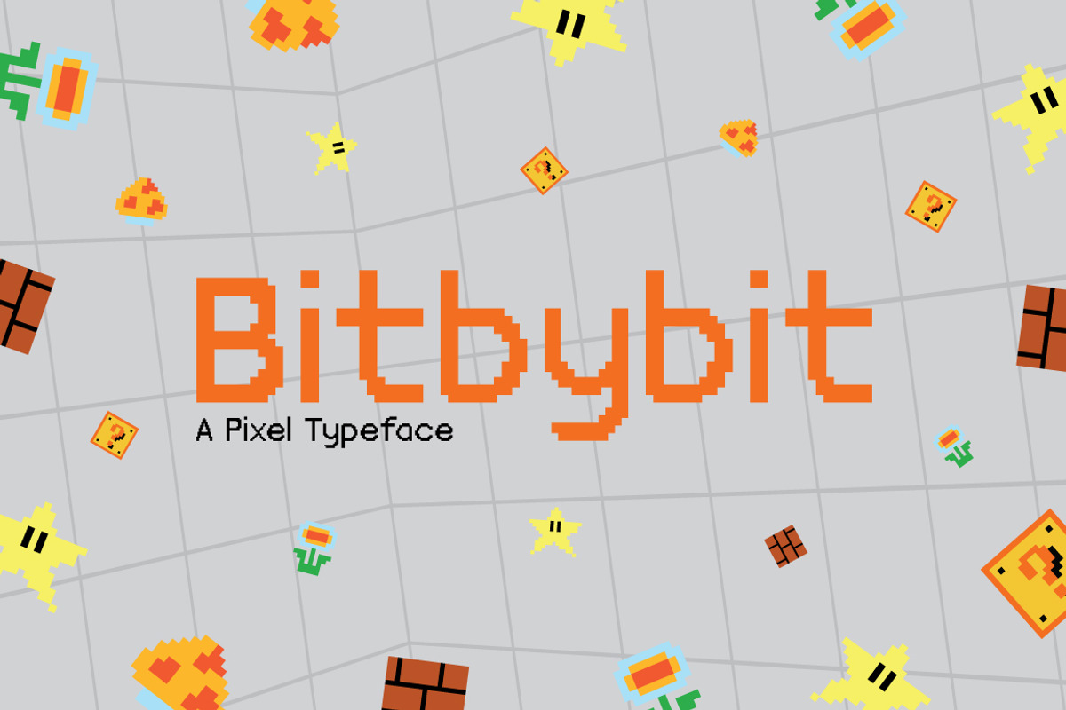 Bitbybit Font, a Sans Serif Font by The Good Store (Photo 1 of 10)