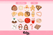 Christmas Treats Clipart Set, a Food Illustration by KisbyArt (Thumbnail 2 of 2)