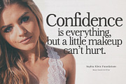 Retro Serif Font - Beauty Outside, a Serif Font by pixelcolours (Thumbnail 2 of 9)