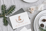 Watercolor Clipart - Winter Land, an Animal Illustration by Beigetime (Thumbnail 2 of 12)