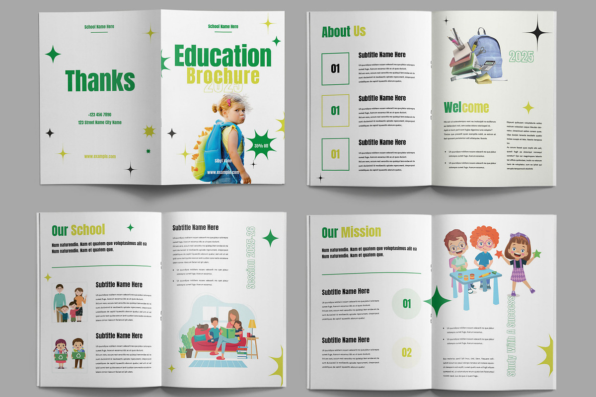 Education Plan Brochure Layout, a Brochure Template by ContestDesign (Photo 2 of 3)