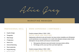 Resume Template/CV Template