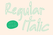 CS Andine Dashed, a Handwritten Font by Craft Supply Co. (Thumbnail 3 of 8)