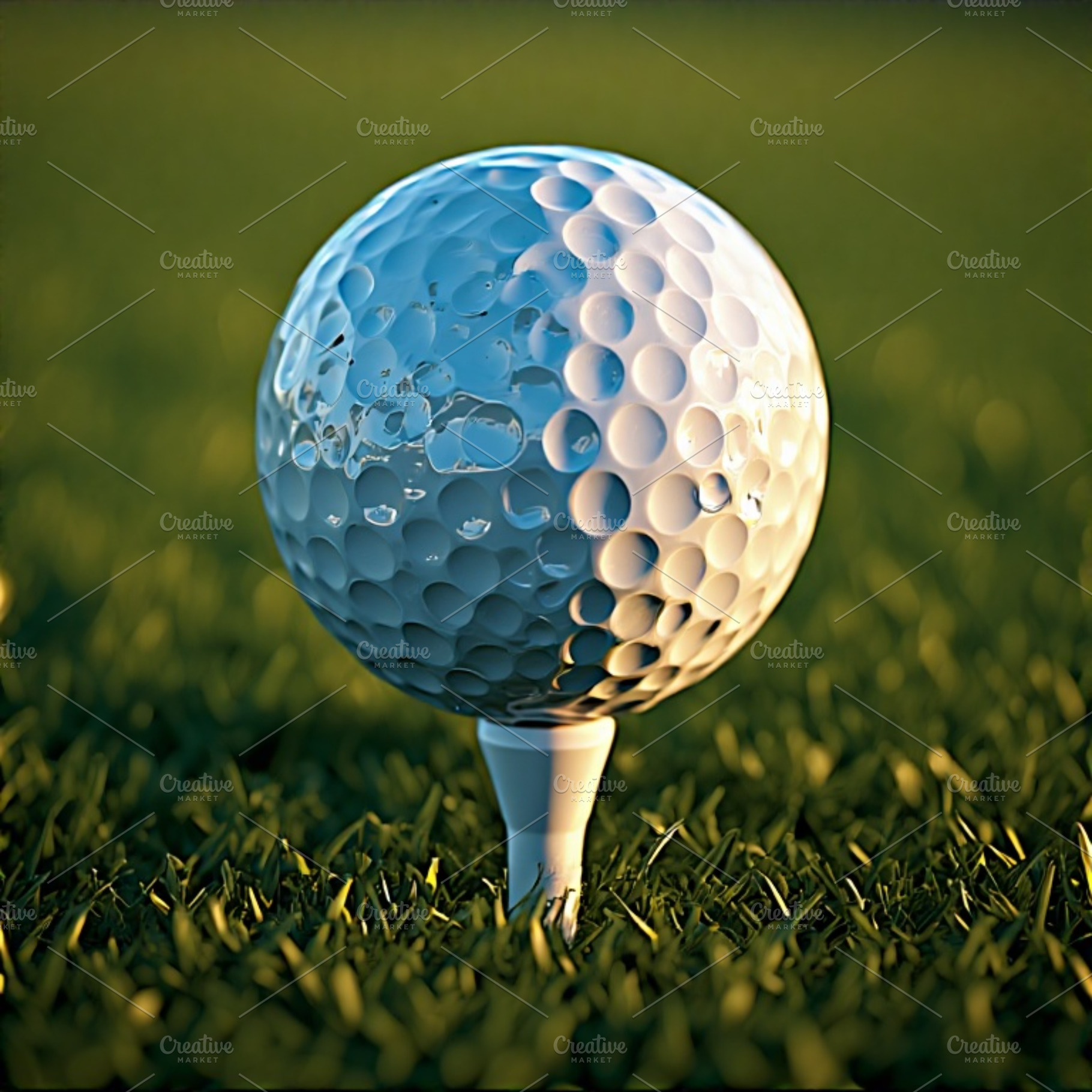 Golf ball stock image, a Photo by ComfortQ