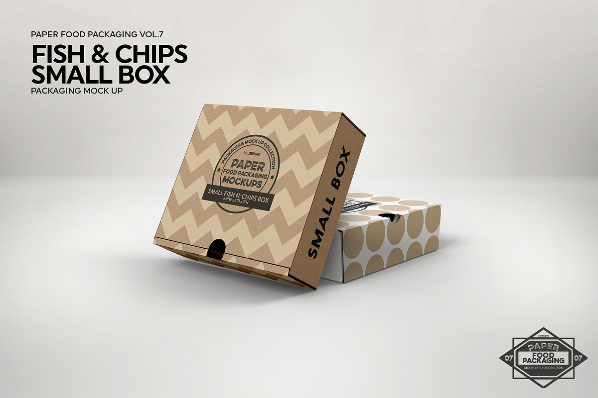 VOL.7 Food Box Packaging Mockups, a Cups & Container Mockup by INCDesign (Photo 6 of 21)